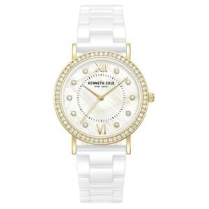 Kenneth Cole Quartz White Dial Women Watch - KCWLG0062801LD