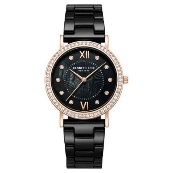 Kenneth Cole Quartz Black Dial Women Watch - KCWLG0062802LD
