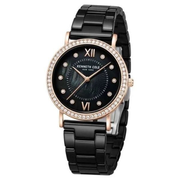 Kenneth Cole Quartz Black Dial Women Watch - KCWLG0062802LD
