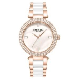 Kenneth Cole Quartz White Dial Women Watch - KCWLG0062901LD