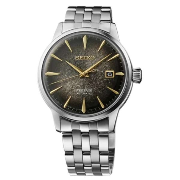 Seiko Presage Men Black Dial Automatic Watch - SRPK93J1
