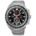 Seiko Prospex Men Black Dial Solar Powered Watch - SSC487P1