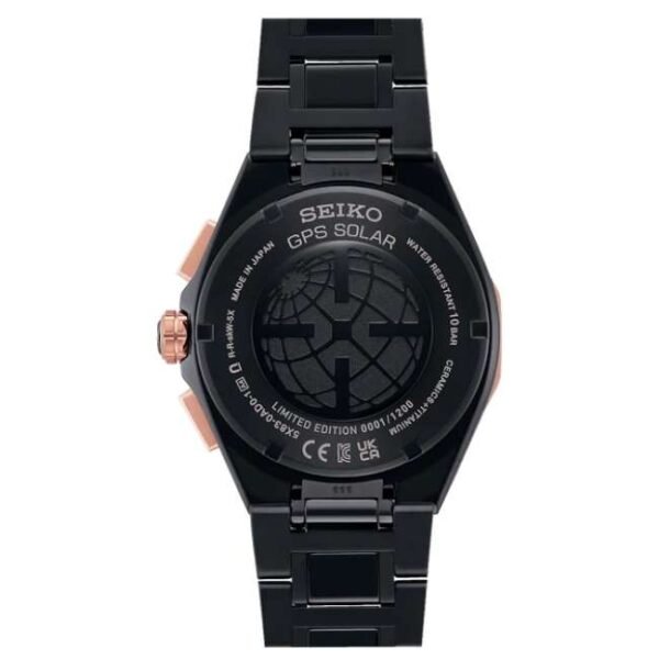 Seiko Astron Men Black Dial Solar Watch - SSH158J1