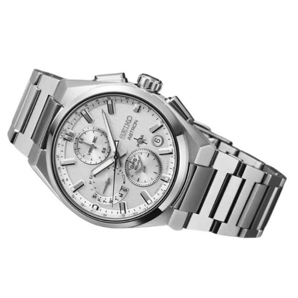 Seiko Astron Men Silver Dial GPS Solar Watch - SSH159J1