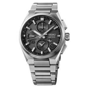 Seiko Astron Men Grey Dial GPS Solar Watch - SSH163J1