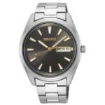 Seiko Men White Analog Stainless steel Watch- SUR343P1