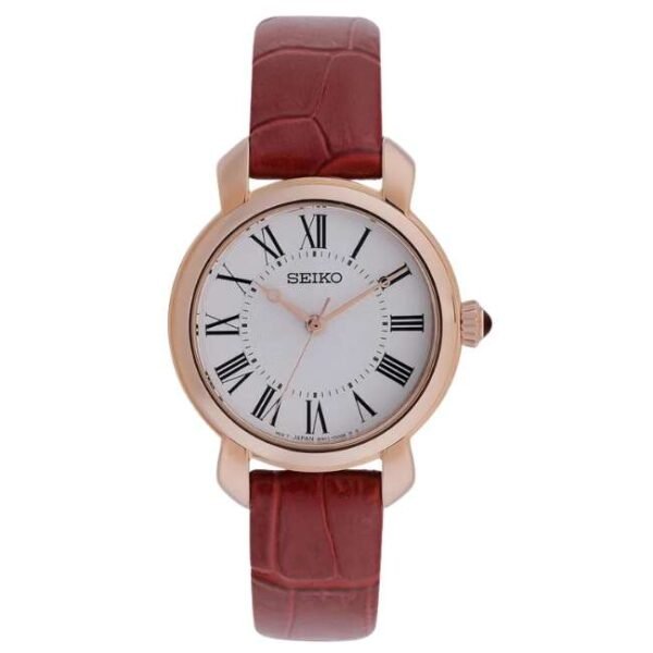 Seiko Dress Women White Dial Quartz Watch - SUR496P1