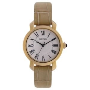 Seiko Dress Women White Dial Quartz Watch - SUR626P3