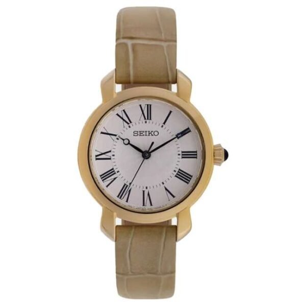 Seiko Dress Women White Dial Quartz Watch - SUR626P3