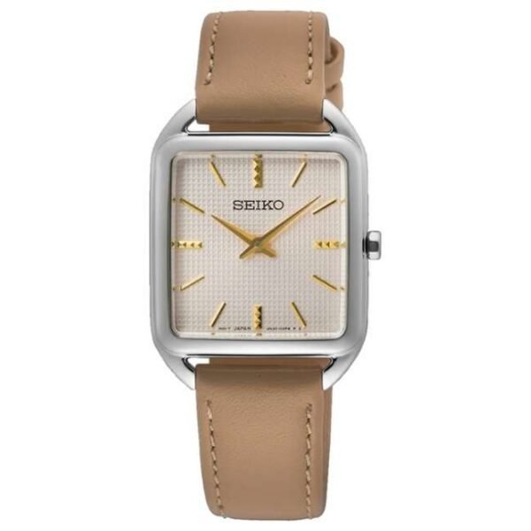 Seiko Dress Women White Dial Quartz Watch - SWR089P1