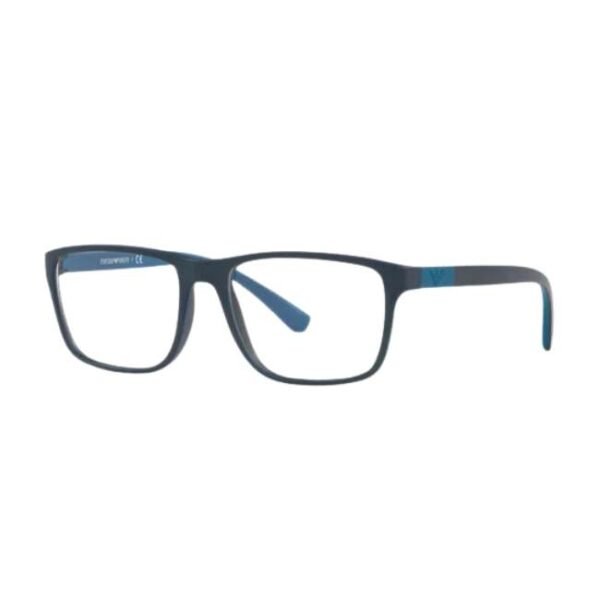 Emporio Armani Men Rectangle Shape Eyeglasses - 0EA3091 5088 55