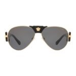 Versace Men Aviator Shape Sunglasses | 0VE2150Q 10028162