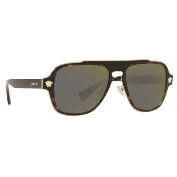 Versace Men Aviator Shape Sunglasses | 0VE2199 12524T56