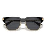 Versace Men Square Shape Sunglasses | 0VE4447 GB1/8755
