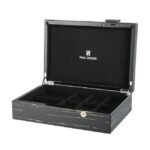 Paul Design Collector 10 Watches Box - Black Shadow
