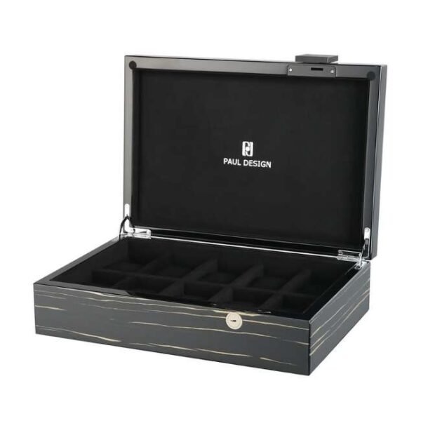 Paul Design Collector 10 Watch Winder - Black Shadow