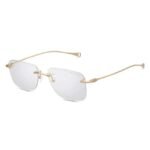 Dita Lancier Unisex Square Shape Eyeglasses|DLX119 A 01