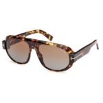 Tom Ford Men Brown Lens Sunglasses - FT1102 59 52F