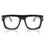 Tom Ford Men Transparent Lens Eyeglasses - FT5634-B 52 001