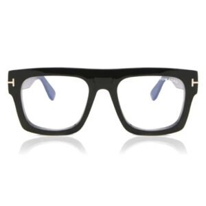 Tom Ford Men Transparent Lens Eyeglasses - FT5634-B 52 001