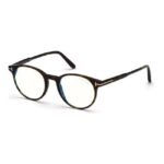 Tom Ford Men Transparent Lens Eyeglasses - FT5695-B 49 052