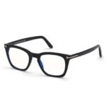 Tom Ford Men Transparent Lens Eyeglasses - FT5736-B 50 001