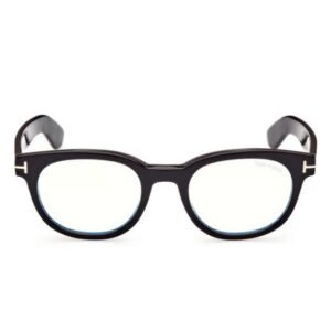 Tom Ford Men Transparent Lens Eyeglasses - FT5807-B 50 001