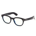 Tom Ford Men Transparent Lens Eyeglasses - FT5807-B 50 001