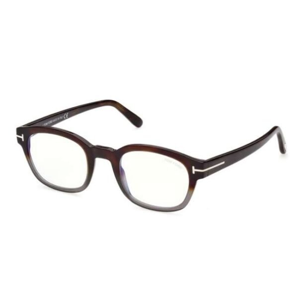 Tom Ford Men Transparent Lens Eyeglasses - FT5808-B 49 055