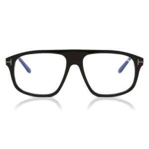 Tom Ford Men Transparent Lens Eyeglasses - FT5901-B-N 55 001
