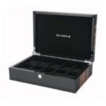 Paul Design Gentlemen 10 Watches Box - Macassar
