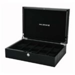 Paul Design Gentlemen 10 Watches Box - Black Shadow