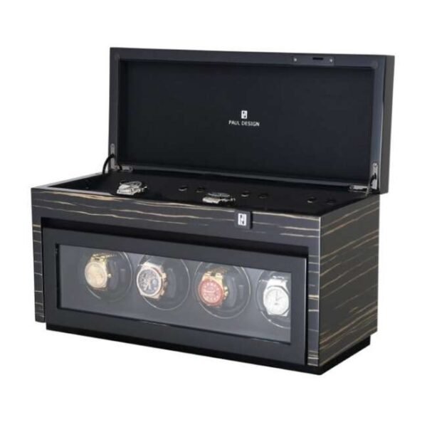 Paul Design Gentlemen 4+6 Watch Winder - Black Shadow
