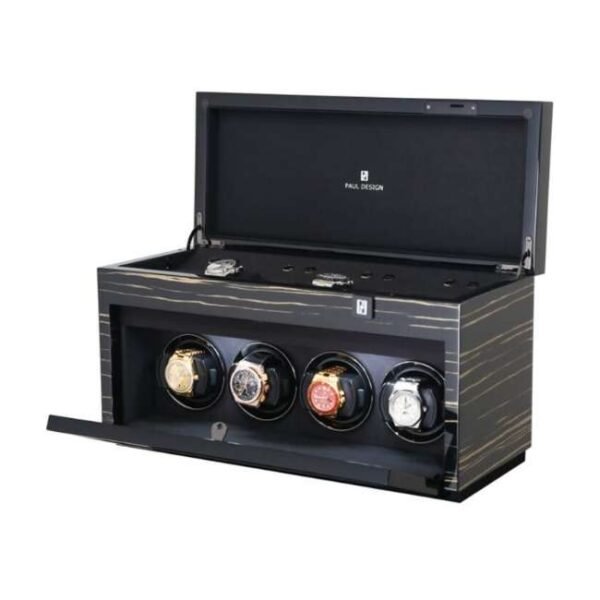 Paul Design Gentlemen 4+6 Watch Winder - Black Shadow