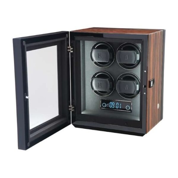 Paul Design Gentlemen 4 Watch Winder - Macassar