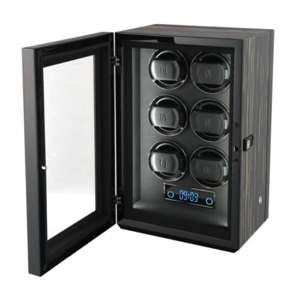 Paul Design Gentlemen 6 Watch Winder - Black Shadow