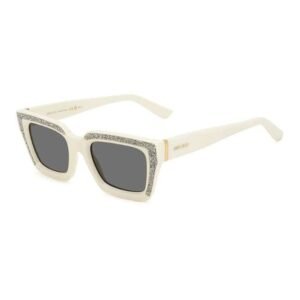 Jimmy Choo Women Grey Lens Sunglasses - MEGS/S SZJ 512K