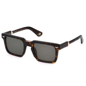 Police Unisex Green Lens Sunglasses - SPLL88K 52 722