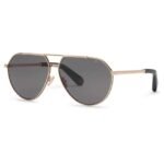 Philipp Plein Unisex Grey Lens Sunglasses - SPP007V 64 302F