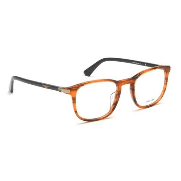 Police Men Transparent Lens Eyeglasses - VPLD96K506HN