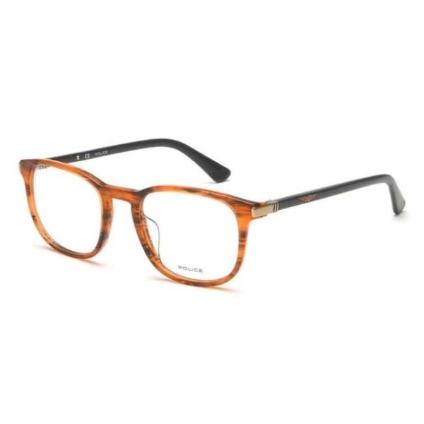 Police Men Transparent Lens Eyeglasses - VPLD96K506HN