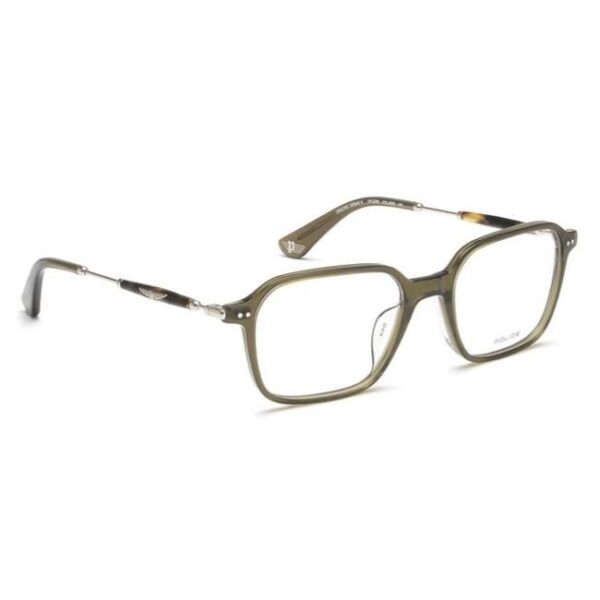 Police Unisex Transparent Lens Eyeglasses - VPLE98K5296R