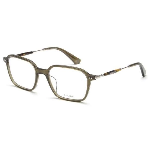 Police Unisex Transparent Lens Eyeglasses - VPLE98K5296R