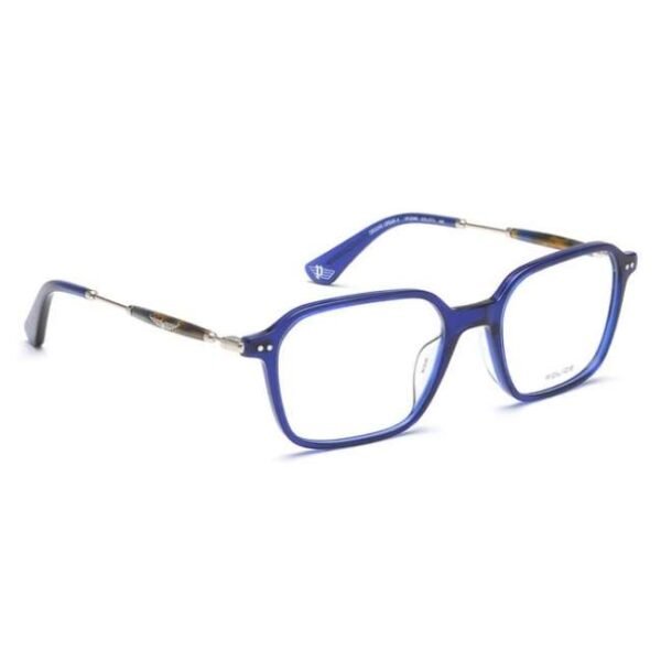 Police Unisex Transparent Lens Eyeglasses - VPLE98K52T31