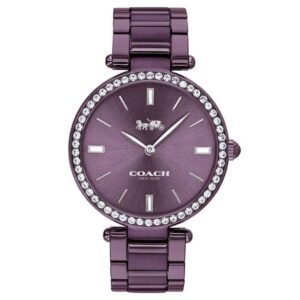 Coach Park Women Purple Dial Quartz Watch - 14503422