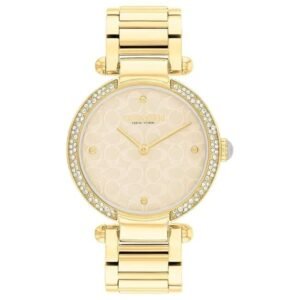 Coach Cary Women Beige Dial Quartz Watch - 14504183