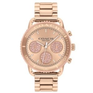 Coach Cruiser Women Rose Gold Dial Quartz Watch - 14504255