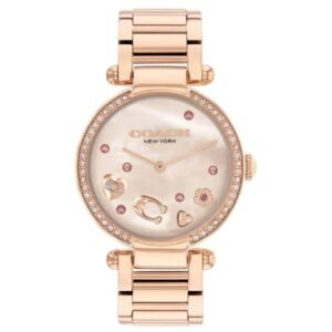 Coach Cary Women Pink Dial Quartz Watch - 14504266