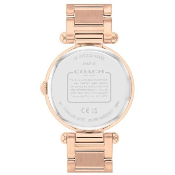 Coach Cary Women Pink Dial Quartz Watch - 14504266