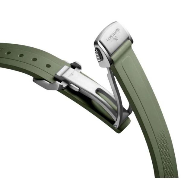 longines green leather men watch l34305029